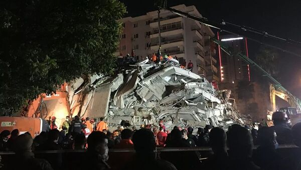 Последствия землетрясения в Измире - 俄罗斯卫星通讯社