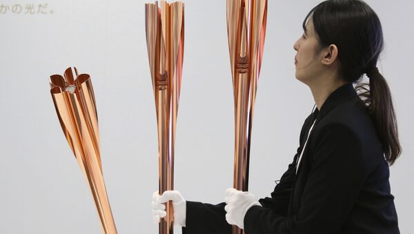 Показ факелов Олимпиады-2020 и Паралимпийских игр в Токио - 俄羅斯衛星通訊社