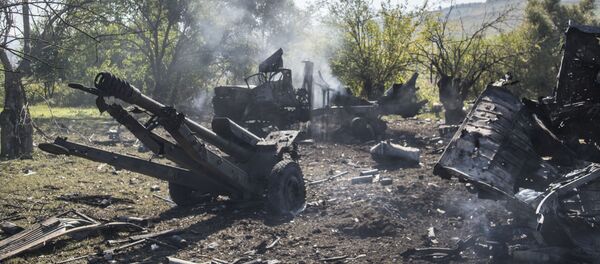 Разбитая военная техника армии обороны Нагорного Карабаха в районе Гадрута - 俄罗斯卫星通讯社