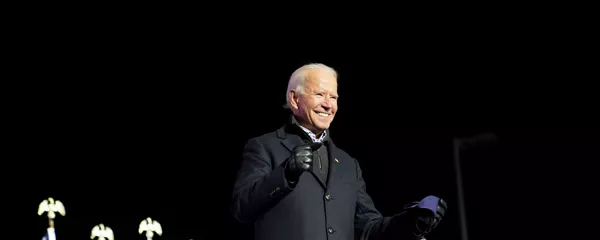 Democratic US presidential nominee and former Vice President Joe Biden smile during a drive-in campaign rally at Heinz Field in Pittsburgh, Pennsylvania, US, November 2, 2020 Democratic US presidential nominee and former Vice President Joe Biden smile during a drive-in campaign rally at Heinz Field in Pittsburgh, Pennsylvania, US, November 2, 2020 - 俄羅斯衛星通訊社