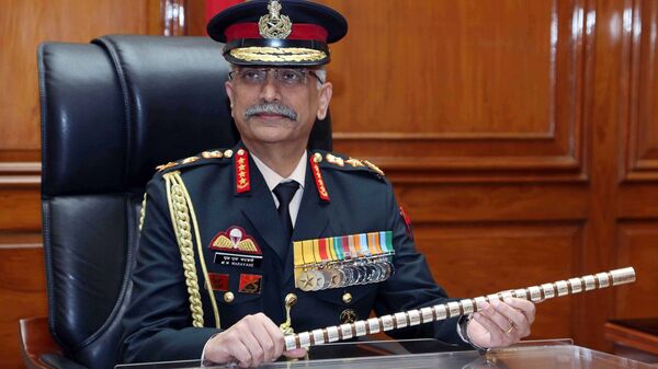 印度陆军司令纳拉瓦内将军 - 彩神网卫星通讯社