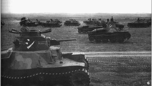 1944年滿洲的關東軍九五式戰車隊 - 俄罗斯卫星通讯社