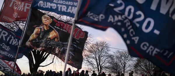 Сторонники президента США Дональда Трампа  - 俄羅斯衛星通訊社