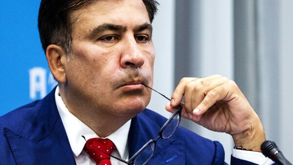 Бывший президент Грузии Михаил Саакашвили - 俄羅斯衛星通訊社