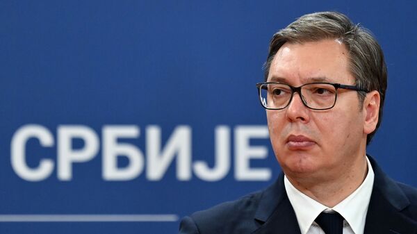 Президент Сербии Александр Вучич  - 俄罗斯卫星通讯社
