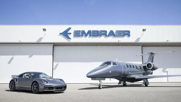 Porsche и Embraer  Jet - 俄羅斯衛星通訊社