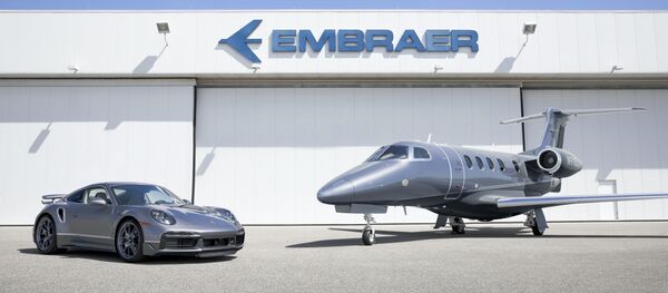 Porsche и Embraer  Jet - 俄羅斯衛星通訊社