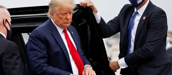 Президент США Дональд Трамп в Майами  - 俄羅斯衛星通訊社