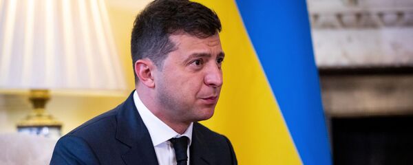 Президент Украины Владимир Зеленский Президент Украины Владимир Зеленский - 俄罗斯卫星通讯社