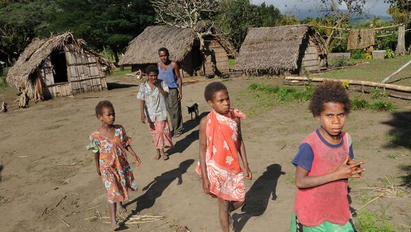 Местные жители на Вануату - 俄羅斯衛星通訊社