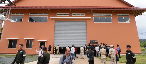 Ремонтно-техническая база США по ремонту надувных лодок на военной базе Реам в Камбодже. 26 июля 2019 Ремонтно-техническая база США по ремонту надувных лодок на военной базе Реам в Камбодже. 26 июля 2019 - 俄罗斯卫星通讯社