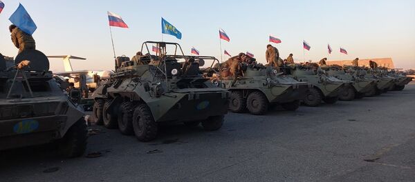 Переброска российских миротворцев для участия в миротворческой операции в зоне нагорно-карабахского конфликта - 俄羅斯衛星通訊社