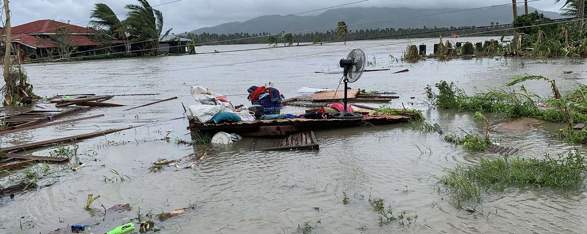 台风过境菲律宾引发的洪水造成1人死亡，10万余人被迫撤离 - 俄罗斯卫星通讯社, 1920, 18.12.2021