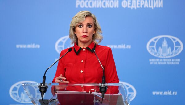 Официальный представитель Министерства иностранных дел России Мария Захарова - 俄羅斯衛星通訊社