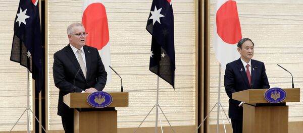 Визит премьер-министра Австралии Скотта Моррисона в Японию. 17 ноября 2020 - 俄罗斯卫星通讯社