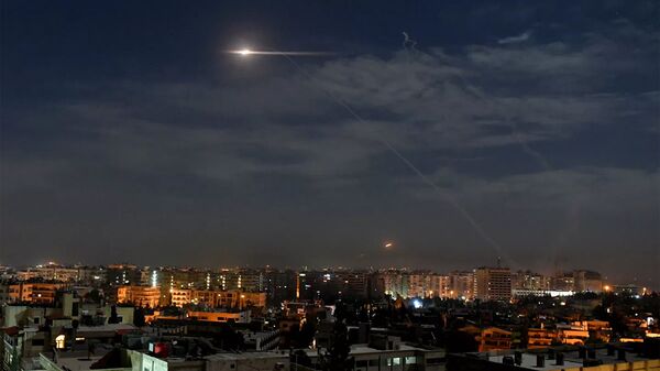 Средства противовоздушной обороны Сирии во время ударов Израиля по Дамаску - 俄羅斯衛星通訊社