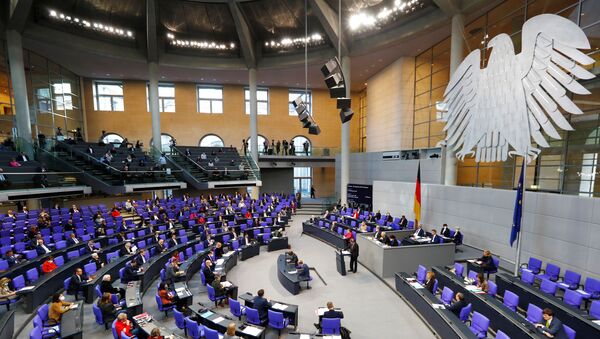 Заседание нижней палаты парламента Германии, Бундестага - 俄罗斯卫星通讯社