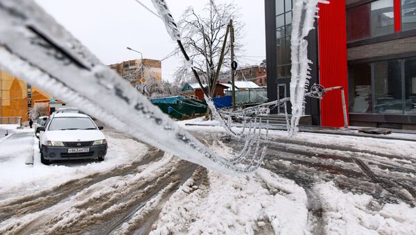 Последствия ледяного дождя во Владивостоке - 俄罗斯卫星通讯社