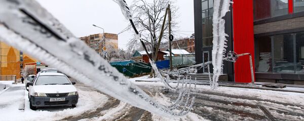 Последствия ледяного дождя во Владивостоке - 俄羅斯衛星通訊社