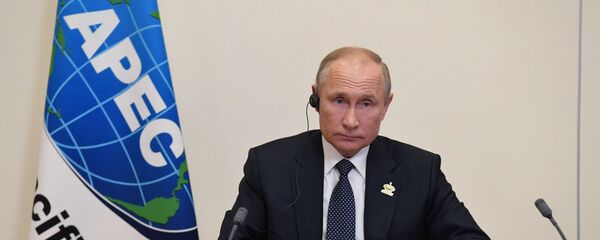 20 ноября 2020. Президент РФ Владимир Путин участвует в режиме видеоконференции во встрече лидеров экономик форума АТЭС. 20 ноября 2020. Президент РФ Владимир Путин участвует в режиме видеоконференции во встрече лидеров экономик форума АТЭС. - 俄羅斯衛星通訊社