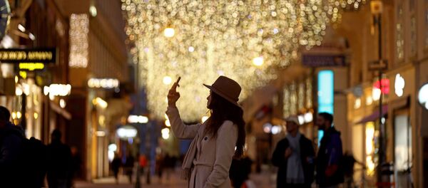 Рождественская иллюминация в Вене  - 俄羅斯衛星通訊社