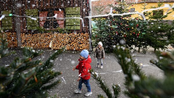 Рождественская ярмарка в Германии  - 俄罗斯卫星通讯社