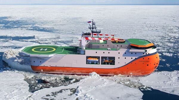“北極”號抗冰自推進平台 - 俄羅斯衛星通訊社