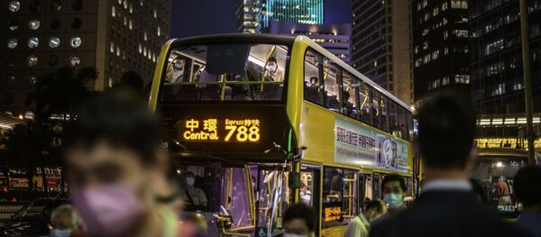 Гонконг вечером - 俄罗斯卫星通讯社