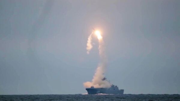 Первый запуск гиперзвуковой ракеты Циркон с фрегата Адмирал Горшков - 俄罗斯卫星通讯社