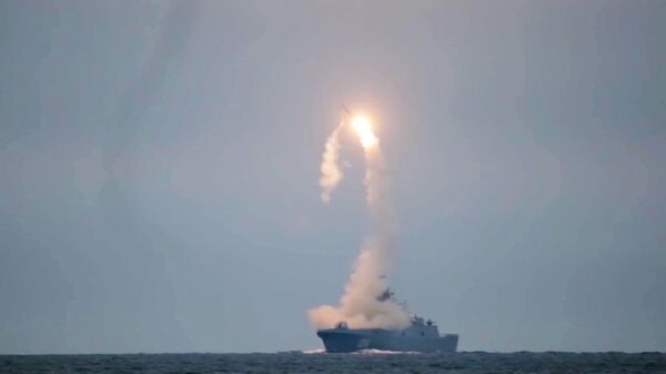 Первый запуск гиперзвуковой ракеты Циркон с фрегата Адмирал Горшков - 俄罗斯卫星通讯社