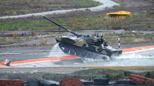 2S25M自行反坦克炮出口版在“军队-2023”论坛上展出