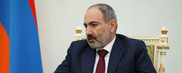 Премьер-министр Армении Никол Пашинян во время встречи с министром иностранных дел РФ Сергеем Лавровым в Ереване - 俄羅斯衛星通訊社