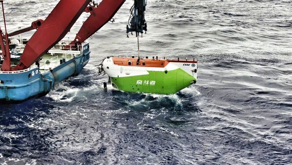 Новая китайская пилотируемая подводная лодка Fendouzhe - 俄罗斯卫星通讯社