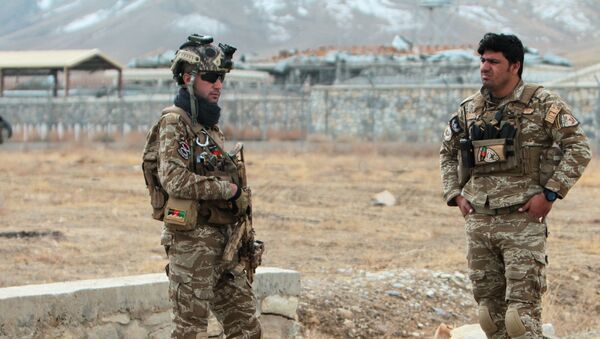 Афганские силы нацбезопасности после взрыва в городе Газни. Афганистан - 俄罗斯卫星通讯社