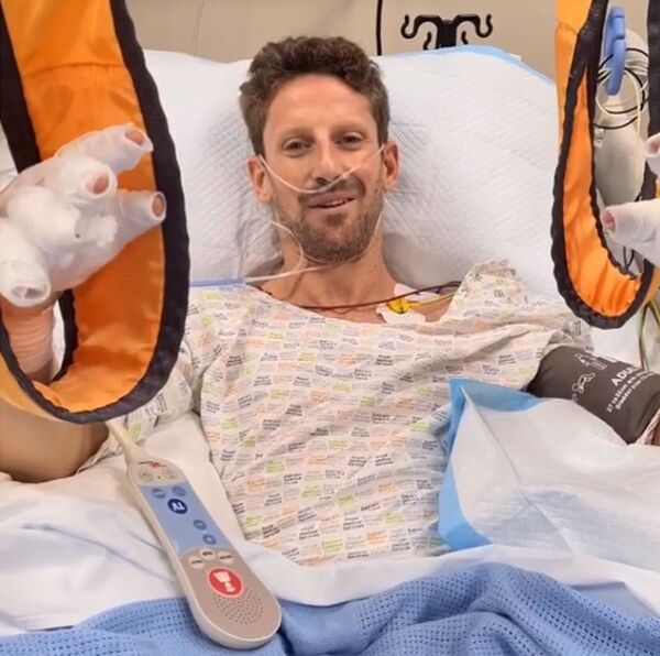 F1巴林站撞车火海逃生 格罗斯让预计12月1日出院  - 俄罗斯卫星通讯社