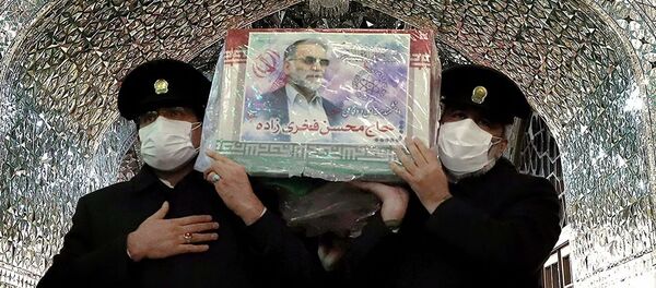 Церемония прощания с иранским ученым-ядерщиком Мохсеном Фахризаде   - 俄羅斯衛星通訊社