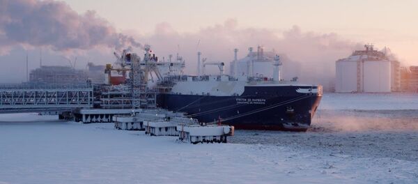 俄諾瓦泰克公司首次使用罐式集裝箱向中國出口液化天然氣 俄諾瓦泰克公司首次使用罐式集裝箱向中國出口液化天然氣 - 俄羅斯衛星通訊社