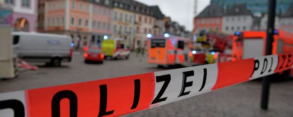 Полиция на месте наезда на пешеходов в городе Трир, Германия - 俄罗斯卫星通讯社