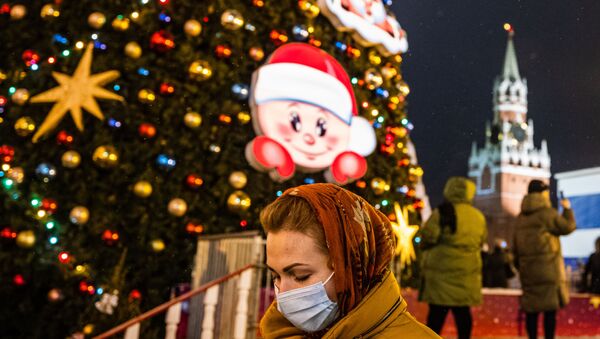 Новогодняя елка на Красной площади в Москве - 俄羅斯衛星通訊社