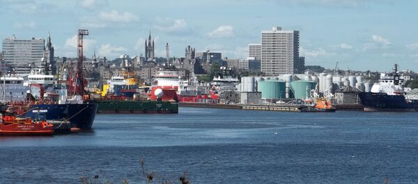 Порт Абердин в Шотландии  - 俄罗斯卫星通讯社