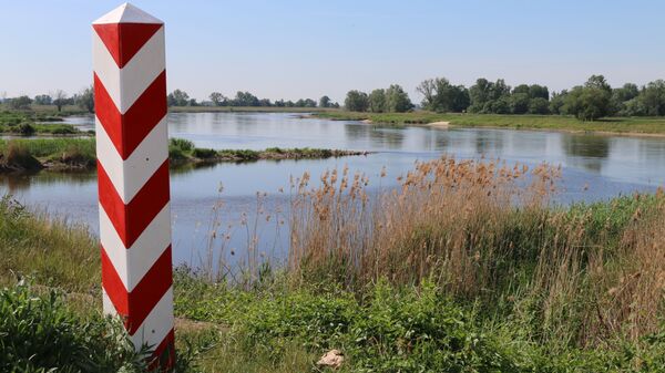 波蘭-德國邊境附近的奧德拉河一段 - 俄羅斯衛星通訊社