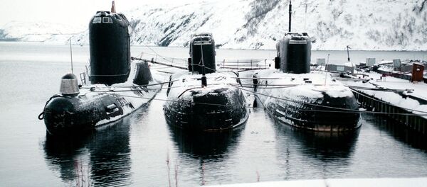 Дизельные подлодки на базе Северного флота в Североморске - 俄罗斯卫星通讯社