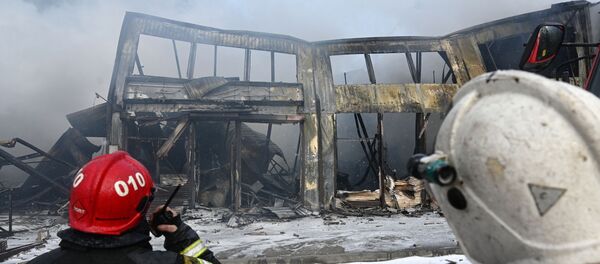 Павильон с пиротехникой горит в Ростове-на-Дону - 俄罗斯卫星通讯社