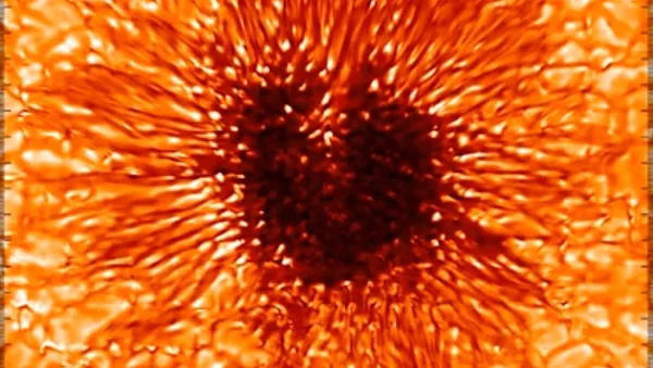 Солнечное пятно размером с Землю - 俄羅斯衛星通訊社