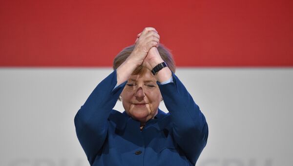 Канцлер Германии Ангела Меркель  - 俄罗斯卫星通讯社