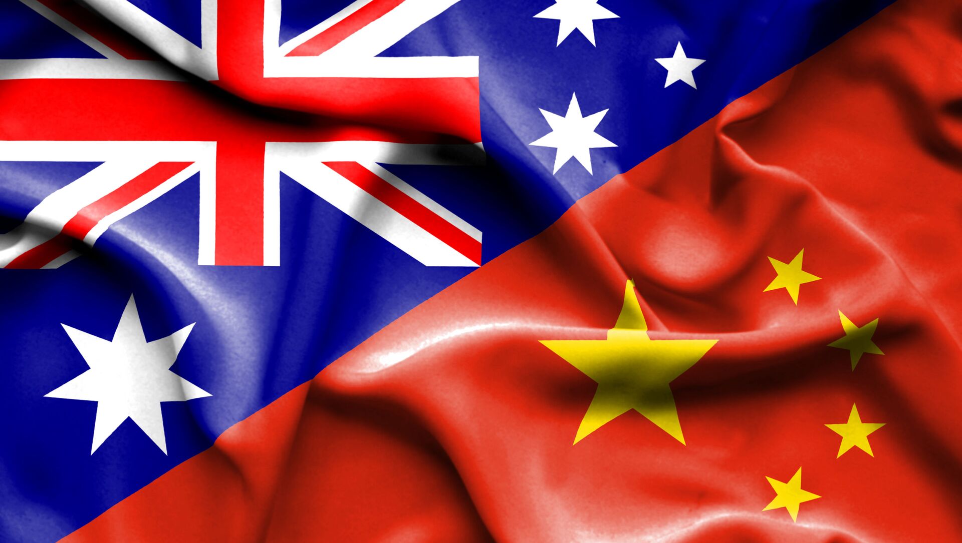 Флаги Австралии и Китая - 俄羅斯衛星通訊社, 1920, 07.12.2021