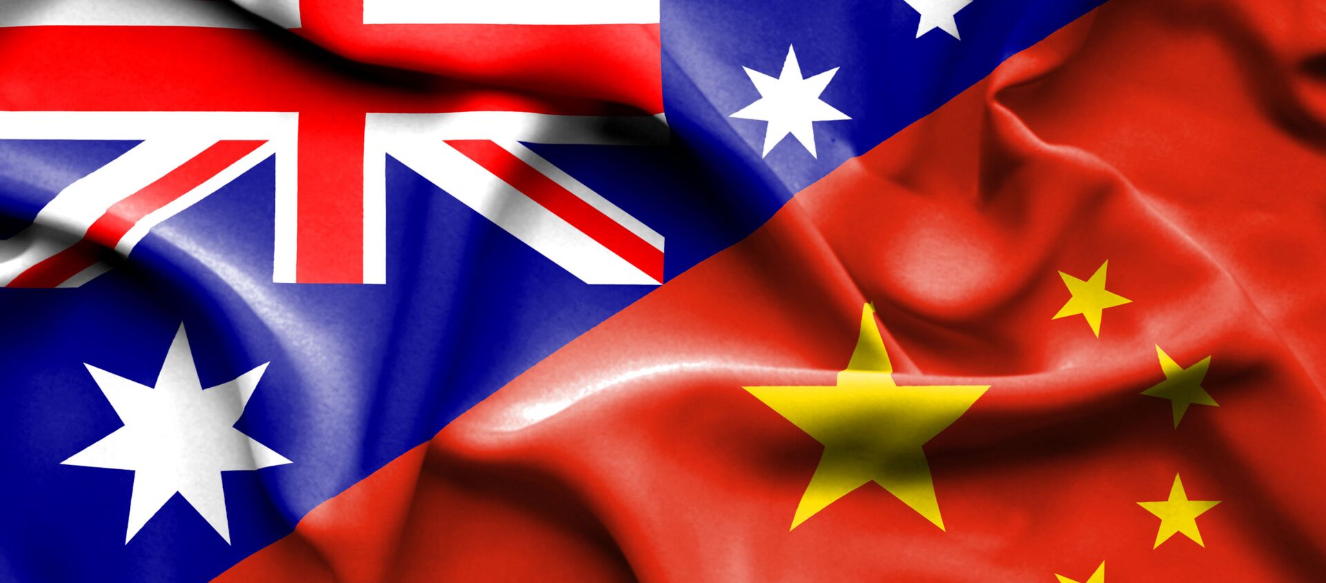 Флаги Австралии и Китая - 俄罗斯卫星通讯社, 1920, 07.12.2021