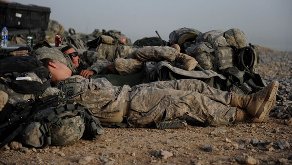 Спящие солдаты армии США  - 俄罗斯卫星通讯社