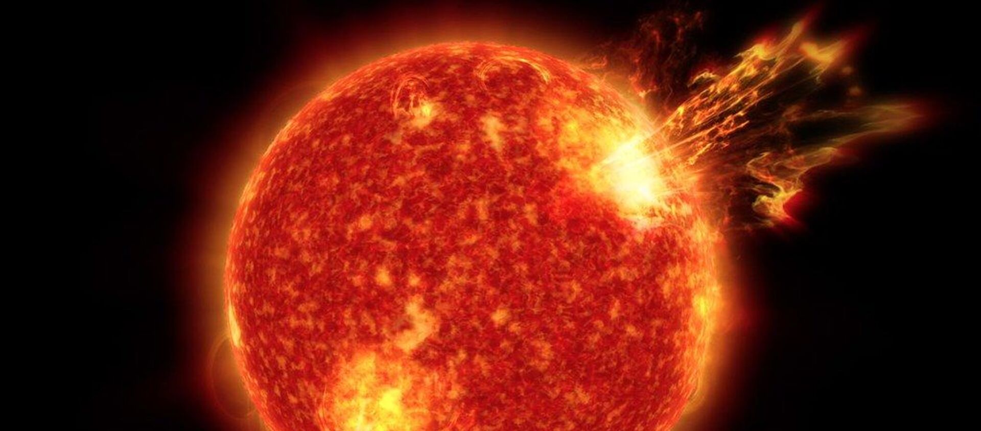 太阳连续第四天发生耀斑爆发 - 俄罗斯卫星通讯社, 1920, 17.12.2021