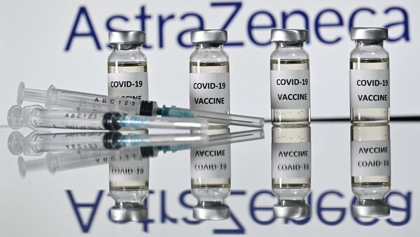 Пузырьки с вакциной AstraZeneca  - 俄羅斯衛星通訊社